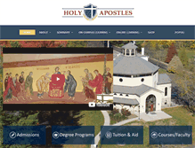 Tablet Screenshot of holyapostles.edu